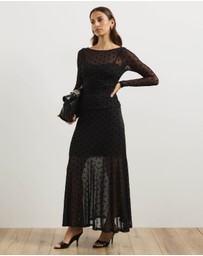 Atmos&Here - Aria Polka Dot Sheer Skirt