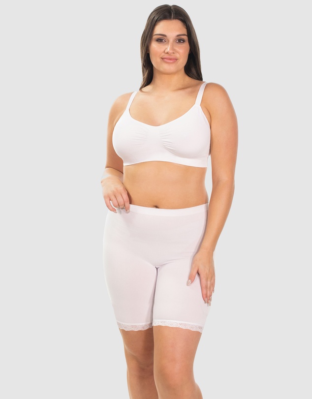B Free Intimate Apparel - Mid Rise Anti-Chafing Cotton Shorts