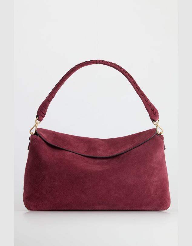 Evity - Clara Large Suede Leather Shoulder