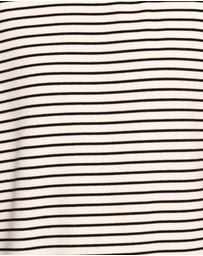 Petal & Pup - Wilda Oversized Tee - White Black Stripe