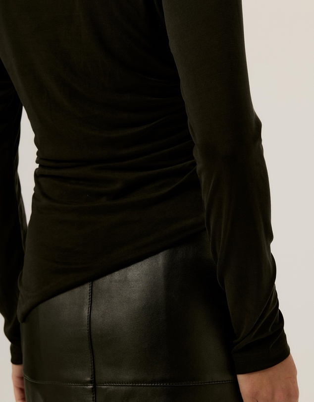 Tussah - Bonnie Asym Ruched Long Sleeve Top