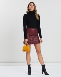 Atmos&Here - Elora PU Mini Skirt