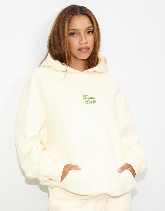 Dazie - Tennis Club Oversized Hoodie
