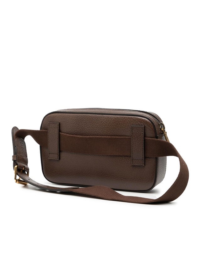 Pre-Loved by Azura Reborn - Pre-Loved 100th Anniversary Textured Dollar Calfskin Logo Belt Bag