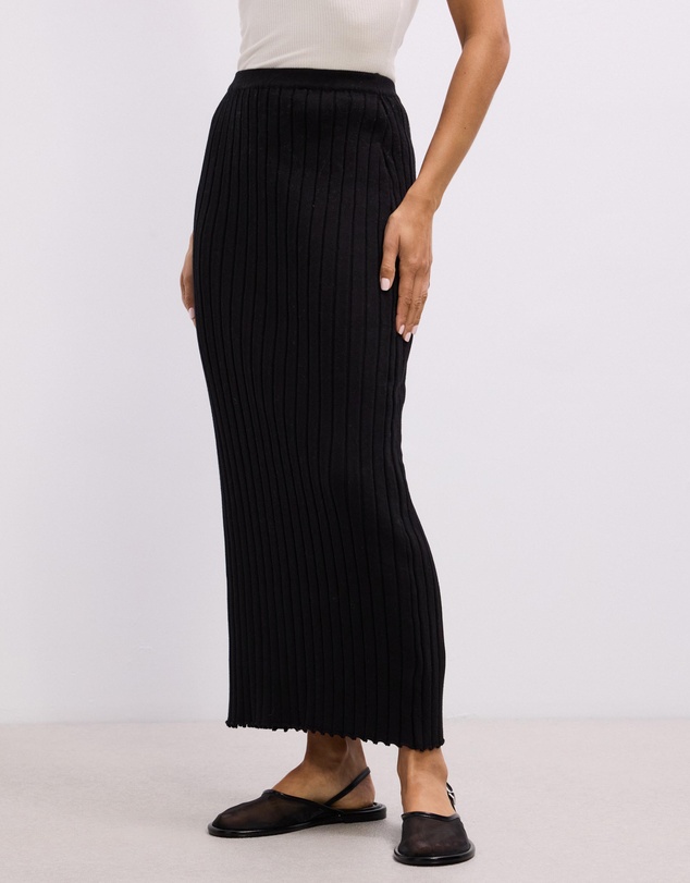 The Fated - Nessa Knit Midi Skirt