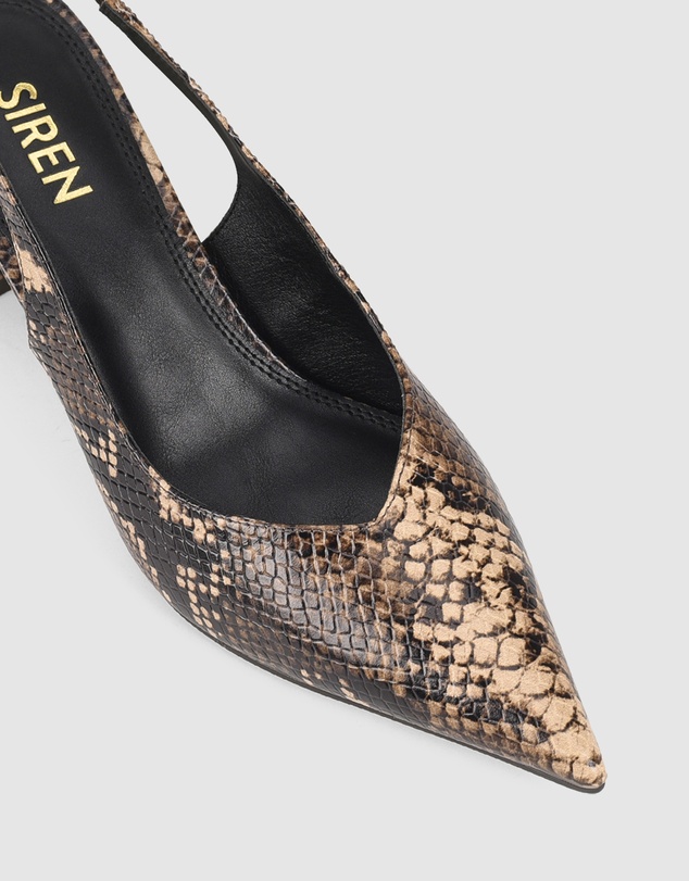 Siren - Yankee Slingback Block Heel
