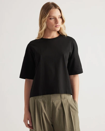 Decjuba - Allegra Cropped Boxy Tee