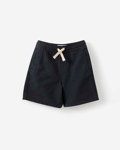 NAVY SEERSUCKER