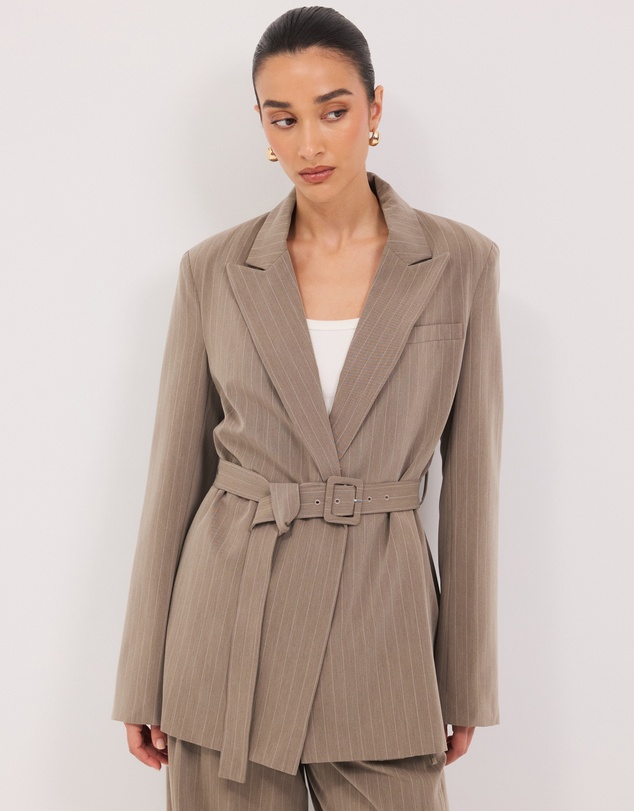 Calli - Rhode Pinstripe Blazer