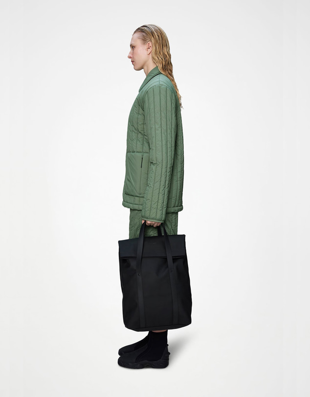 RAINS - 2 Way Tote Backpack Black