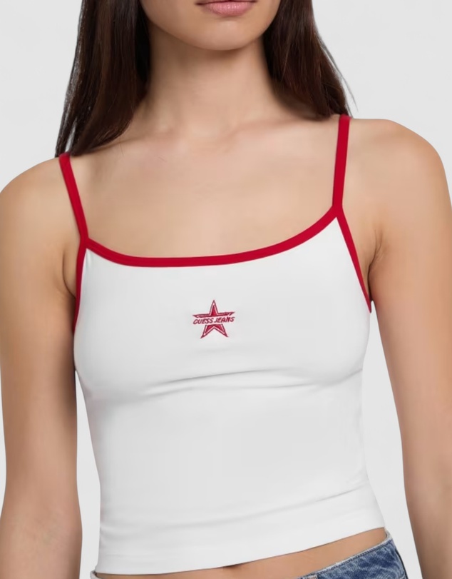 GUESS Jeans - GUESS JEANS Embroidered Star Tank Top