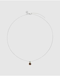 Najo - Solace 2-Tone Garnet Necklace