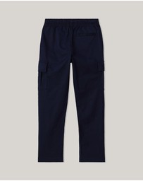 Tommy Hilfiger - Cargo Pull On Cotton Pants - Kids