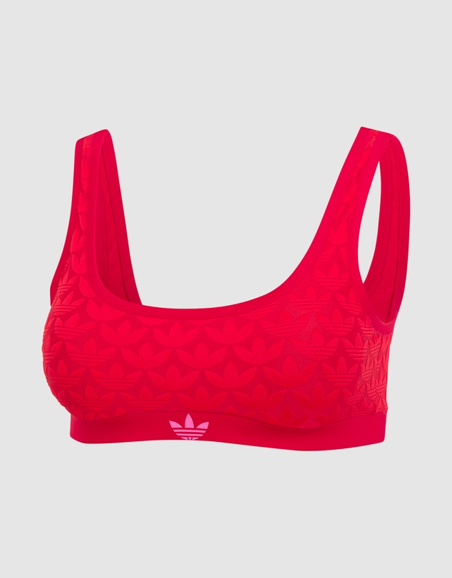 adidas Originals - Microterrot Monogram Comfort Scoop Padded Bralette