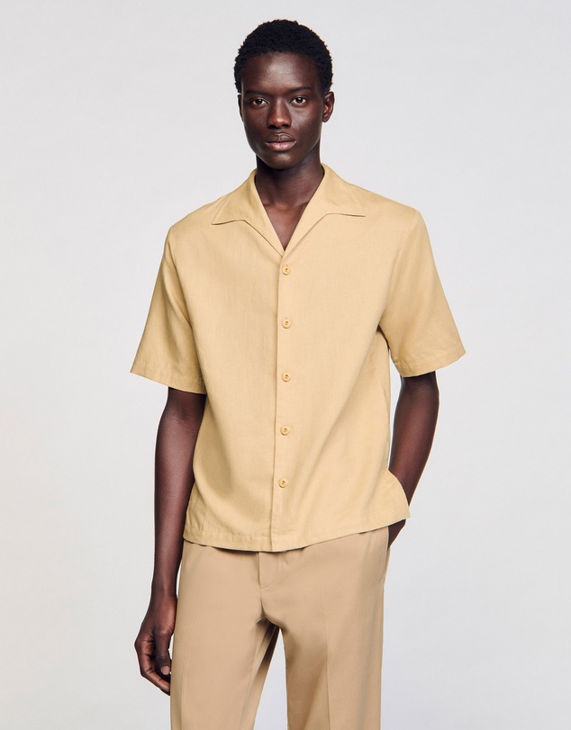 Sandro - Requin Linen Mc Shirt