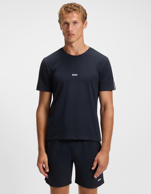 BOSS - Logo-Print Pyjama Top
