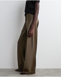COS - Satin Wide-Leg Trousers
