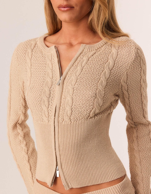 SNDYS - Cici Cable Knit Top