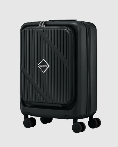 American Tourister - Velox Carry-On Small Suitcase 54cm Expandable Book-Opening