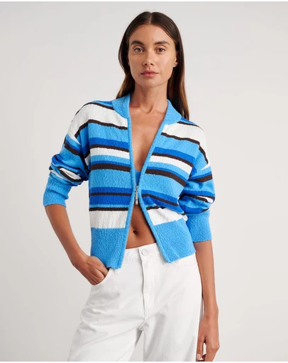 Jag - Arden Zip Knit Cardigan