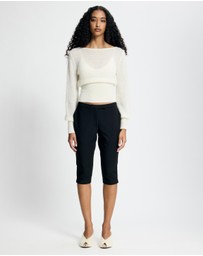 Lover - Vespera Alpaca Blend Sheer Jumper