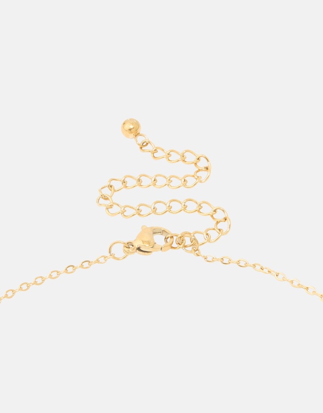 Lovisa - Waterproof Gold Plated Stainless Steel Mini Bubble Letter J Necklace