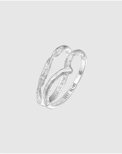 Haze & Glory - ICONIC EXCLUSIVE - Moment Feel Alive Ring Set in 925 Silver