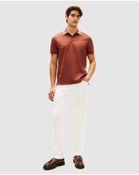 Tommy Hilfiger - Cotton Jacquard Detail Polo
