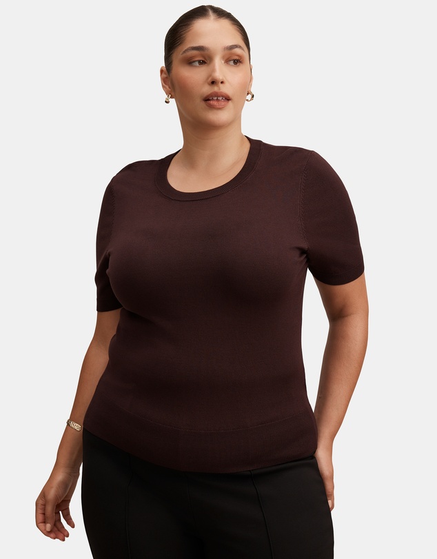Forever New Curve - Maisie Curve Short Sleeves T-shirt