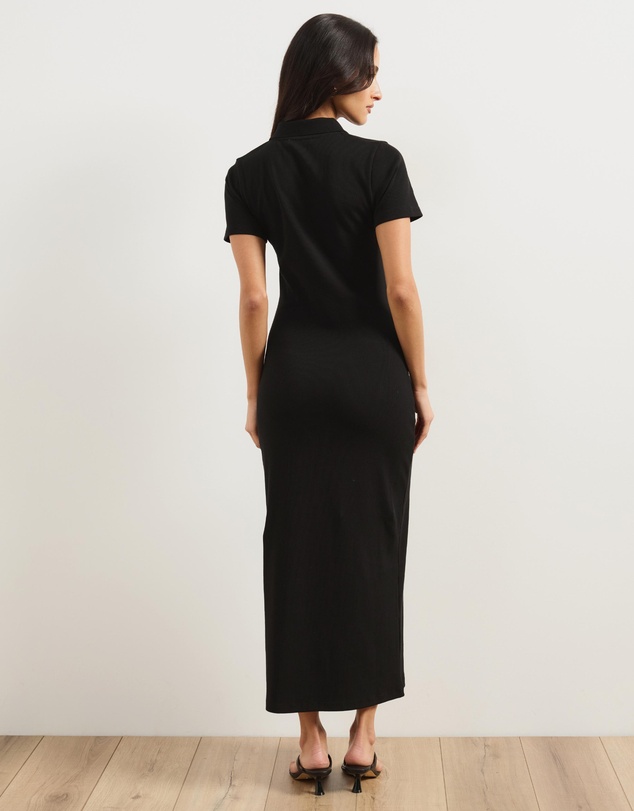 Atmos&Here - Morgan Organic Cotton Short Sleeve Midi Dress
