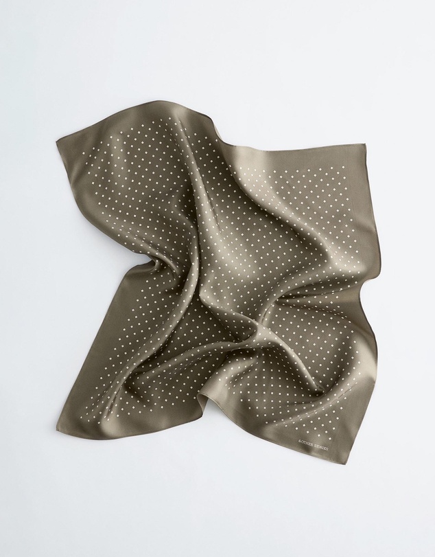 & Other Stories - Diamond Print Silk Scarf
