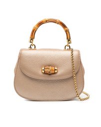 Pre-Loved by Azura Reborn - Pre-Loved Mini Metallic Leather Bamboo Night