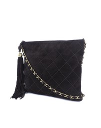 Pre-Loved by Azura Reborn - Pre-Loved Quilted Suede Tassel Crossbody