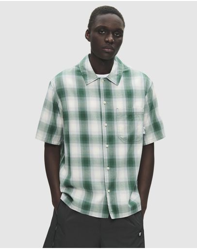 Pale Olive Green Check