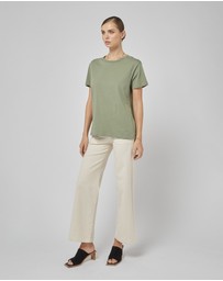 DRICOPER DENIM - Clare Oil Green Tee