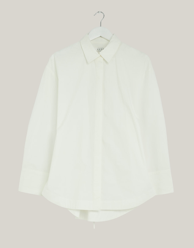 Revibe - Repaired AERE Fiora Cinched Waist Shirt - AU 10