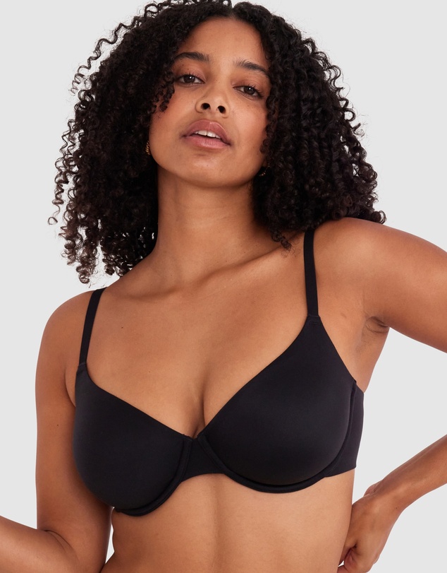 Bras N Things - Body Bliss Unlined Demi - Black