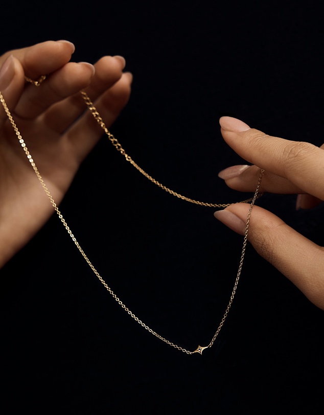 SAINT VALENTINE - Starburst Necklace - Gold