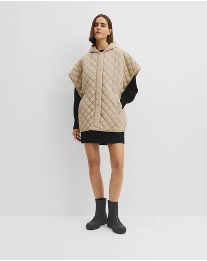 Country Road - Quilted Poncho