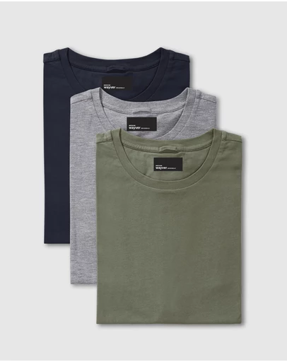 Wayver - The Essential Crew Tee 3-Pack