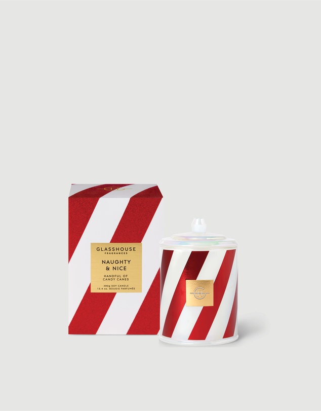 Glasshouse Fragrances - Naughty & Nice 380g Soy Candle