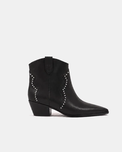 Sol Sana - Alta Ankle Boot Black/Silver