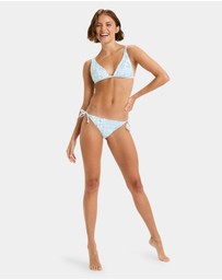 Roxy - Womens Flowers Wave Elongated Tiki Tri Bikini Top