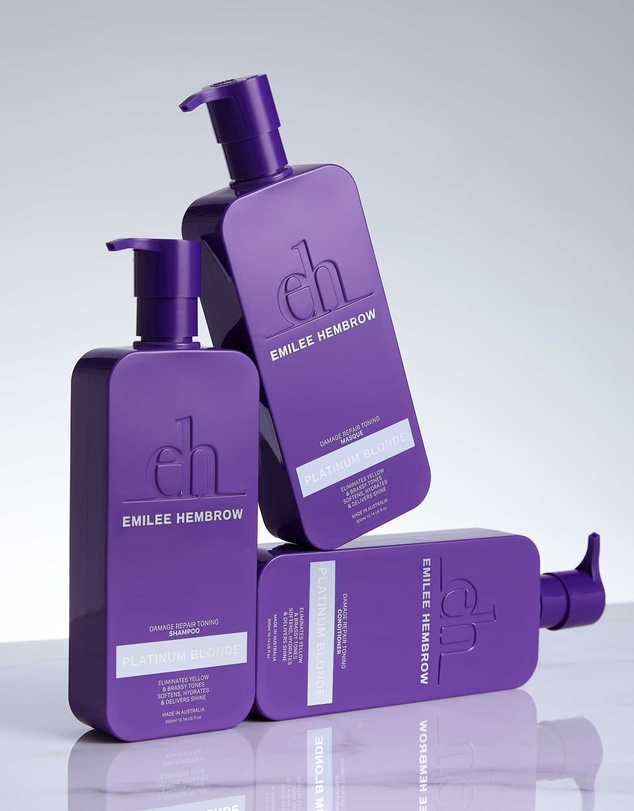 Silk Oil of Morocco - Silk Oil of Morocco x Emilee Hembrow Platinum Blonde Damage Repair Toning Conditioner