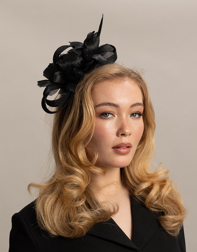 Morgan & Taylor - Wrenn Fascinator in Black