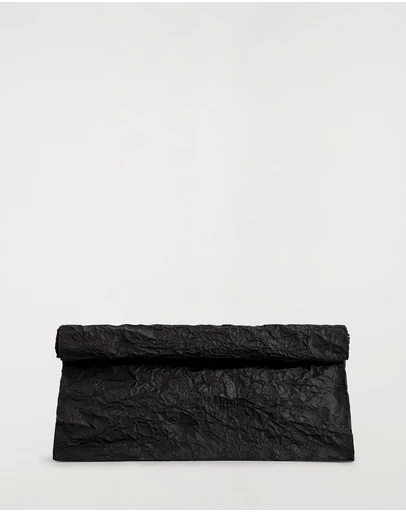 COS - Folded Oversized Crinkled Clutch Bag