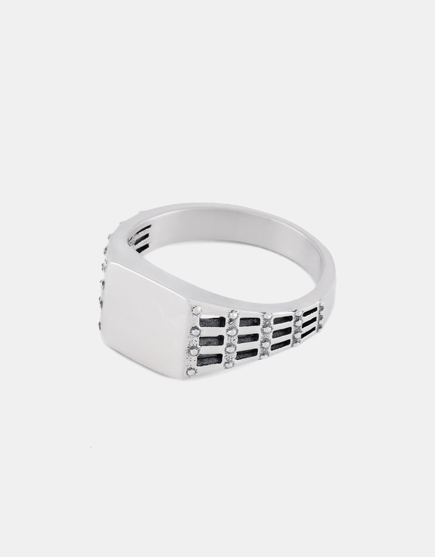 Serge DeNimes - Silver Portcullis Ring