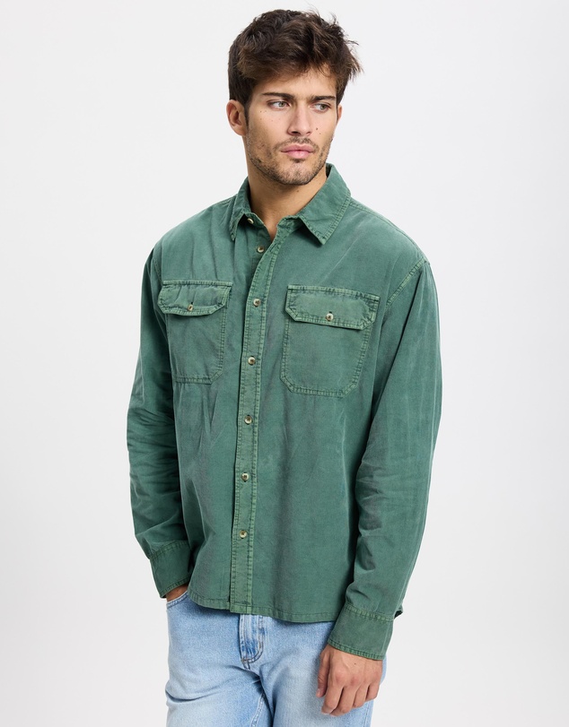 Rolla's - Grid Cord LS Shirt