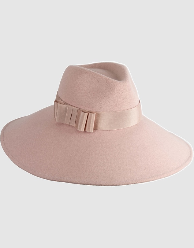 Max Alexander - Wide Brim Pink Winter Hat