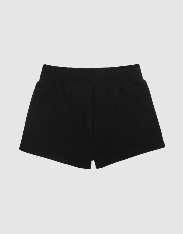 School Active Sports - Girls Black Fleece Shorts